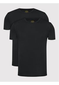 Polo Ralph Lauren Komplet 2 t-shirtów Core Replen 714835960001 Czarny Slim Fit. Typ kołnierza: polo. Kolor: czarny. Materiał: bawełna