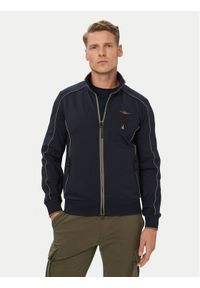 Aeronautica Militare Bluza 262FE2138UF00691 Granatowy Regular Fit. Kolor: niebieski. Materiał: wiskoza #1