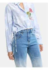 Desigual Jeansy Coco 26SWDD20 Niebieski Straight Fit. Kolor: niebieski #4