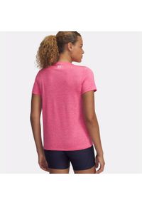Koszulka treningowa damska Under Armour Tech C-Twist. Kolor: różowy. Sport: fitness
