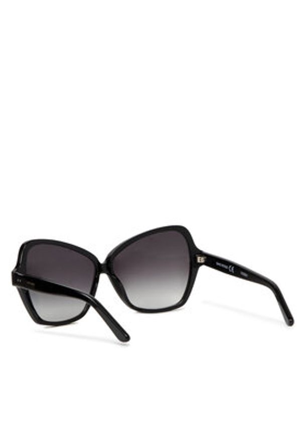 Gino Rossi Okulary przeciwsłoneczne AGG-A-614-MX-07 Czarny. Kolor: czarny. Materiał: syntetyk