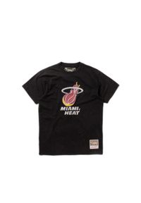 Mitchell & Ness - Koszulka Miami Heat NBA Team Logo. Kolor: czarny. Sport: koszykówka #1