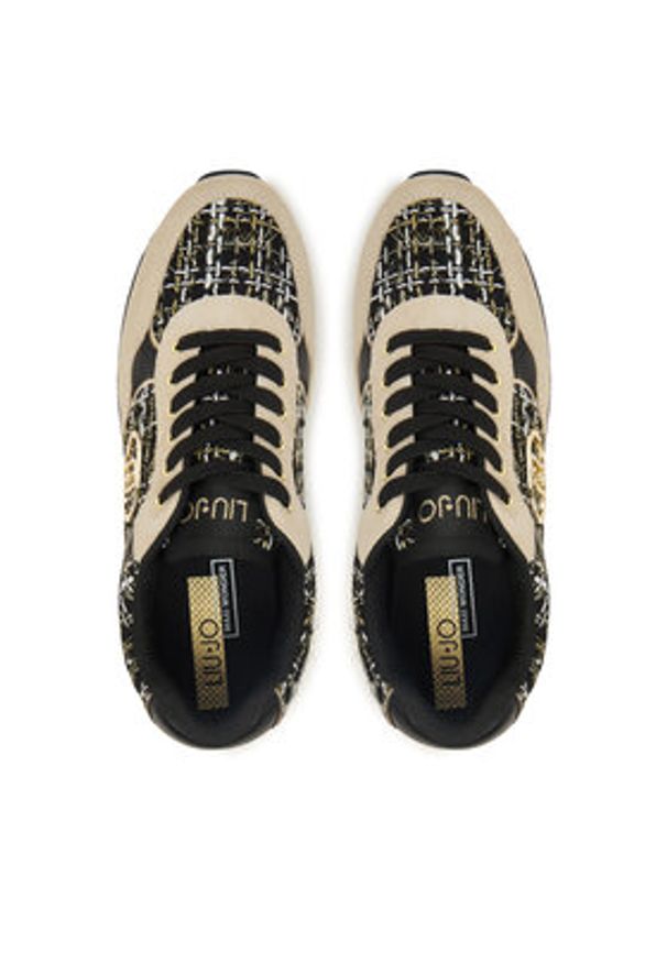 Liu Jo Sneakersy Plus 01 BF5011 PX686 Beżowy. Kolor: beżowy. Materiał: zamsz, skóra