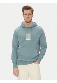 Calvin Klein Jeans Bluza Brush Stroke J30J327525 Niebieski Regular Fit. Kolor: niebieski. Materiał: bawełna