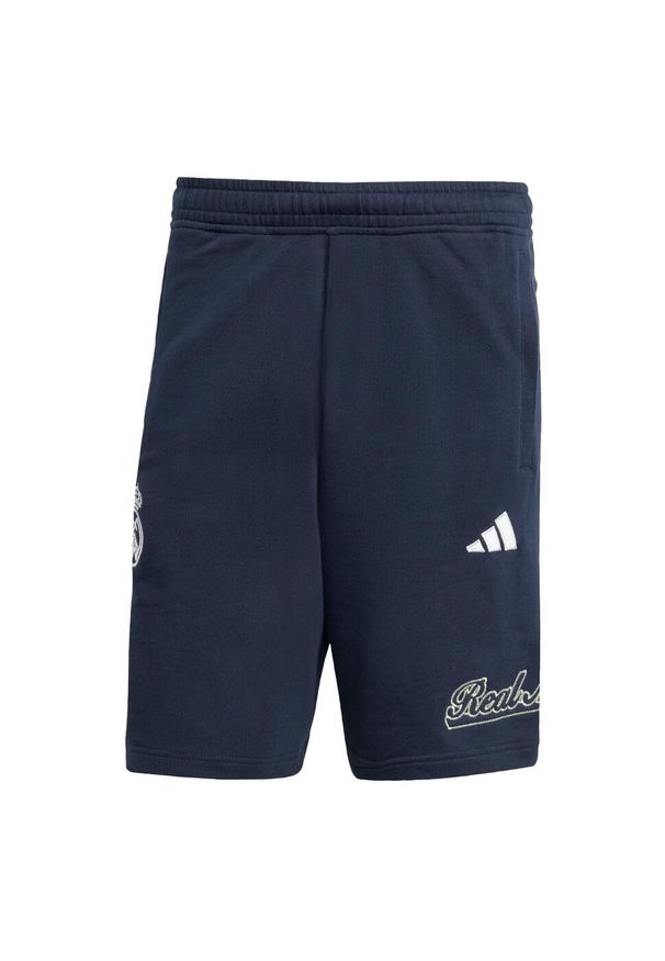 Adidas - Szorty Real Madrid US Pack. Kolor: biały, wielokolorowy, niebieski. Materiał: bawełna