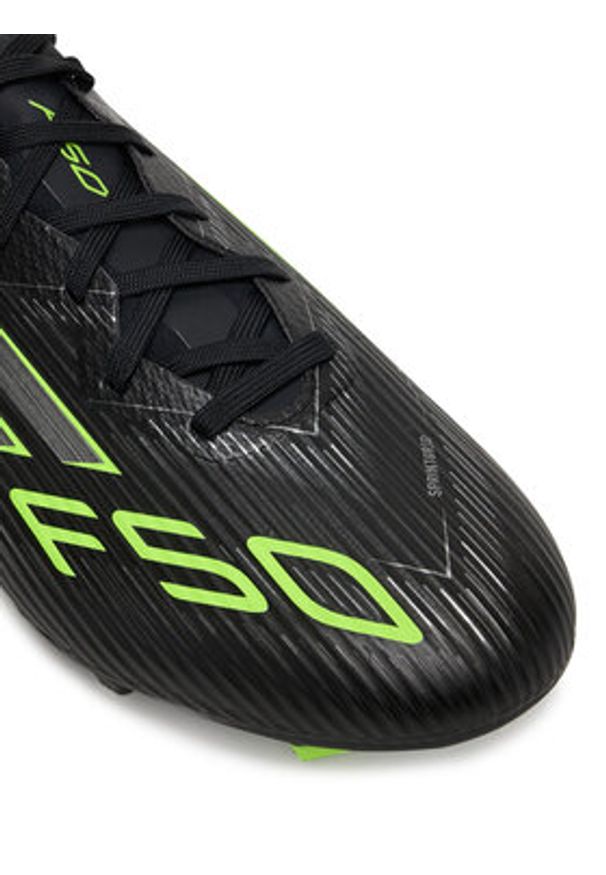 Adidas - adidas Buty do piłki nożnej F50 League Firm/Multi-Ground Boots JI0007 Czarny. Kolor: czarny. Materiał: materiał