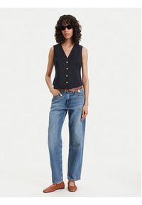 TOMMY HILFIGER - Tommy Hilfiger Kamizelka WW0WW48882 Granatowy Regular Fit. Kolor: niebieski. Materiał: syntetyk #2