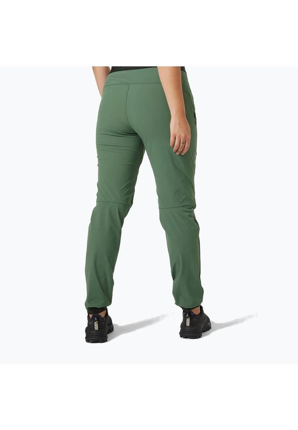Spodnie softshell damskie Helly Hansen Rask Light Softshell. Kolor: zielony. Materiał: softshell. Sezon: zima. Sport: narciarstwo