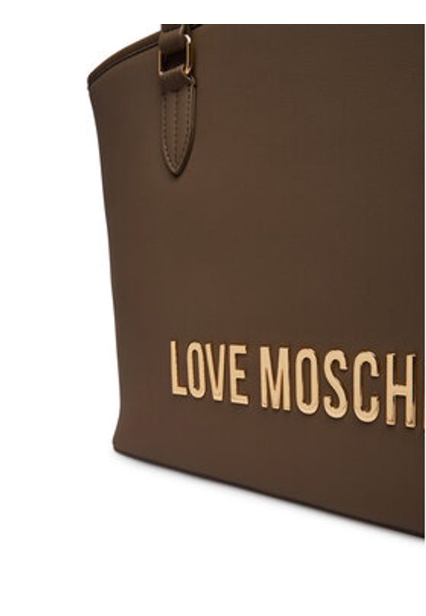 Love Moschino - LOVE MOSCHINO Torebka JC4190PP1OKD0203 Brązowy. Kolor: brązowy. Materiał: skórzane