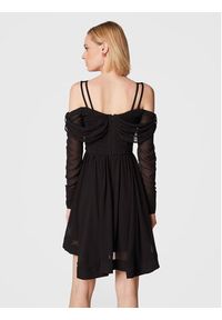 Babylon Sukienka koktajlowa R_E00790 Czarny Regular Fit. Kolor: czarny. Materiał: syntetyk, wiskoza. Styl: wizytowy