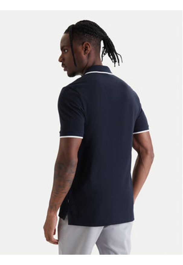 BOSS Polo Parlay 190 50494697 Granatowy Regular Fit. Typ kołnierza: polo. Kolor: niebieski. Materiał: bawełna