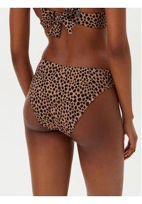 MICHAEL Michael Kors Dół od bikini MM54110 Beżowy. Kolor: beżowy. Materiał: syntetyk #2