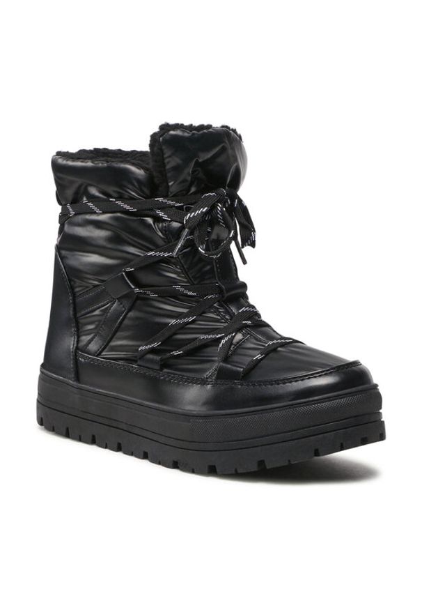 Jenny Fairy Trzewiki NS10103 Czarny. Kolor: czarny. Materiał: materiał