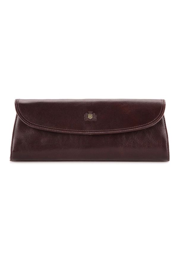 Wittchen - Kopertówka skórzana vintage. Kolor: brązowy. Wzór: gładki. Materiał: skórzane. Styl: vintage. Rodzaj torebki: do ręki