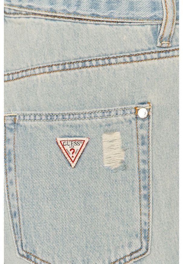 Guess - Jeansy Girly. Stan: podwyższony. Kolor: niebieski