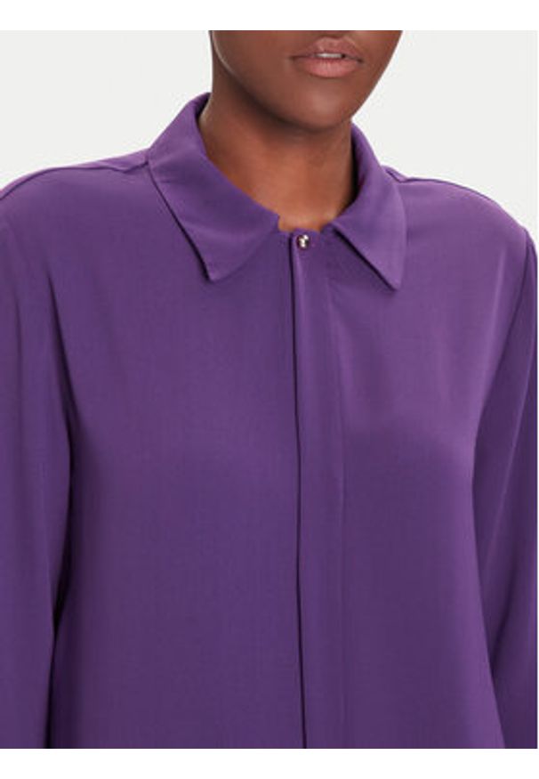 Liu Jo Koszula MF5147 T4241 Fioletowy Regular Fit. Kolor: fioletowy. Materiał: syntetyk