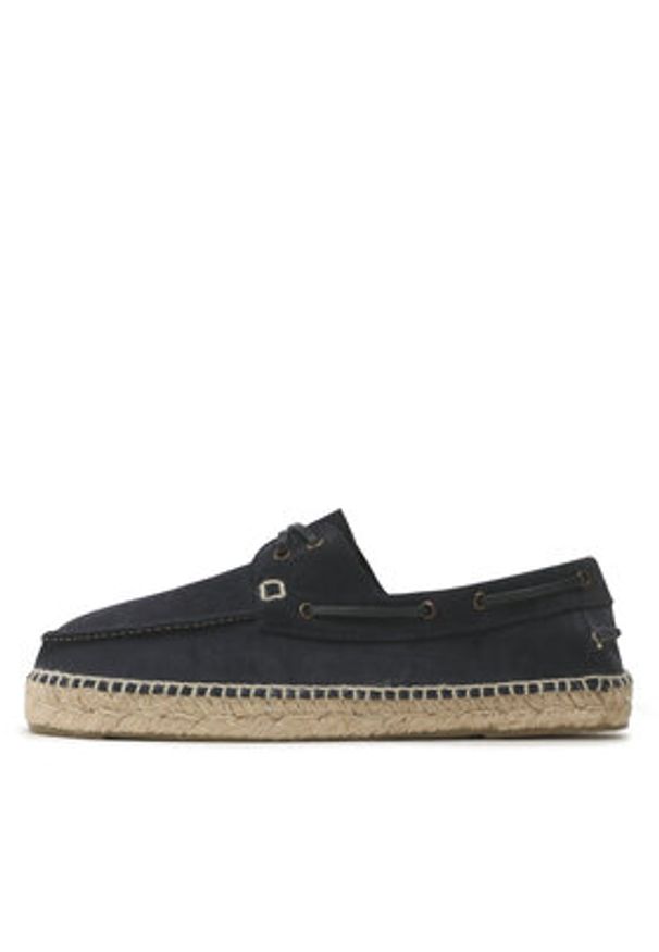 Manebi Espadryle Shoes Espadrilles K 1.5 K0 Granatowy. Kolor: niebieski. Materiał: skóra, zamsz