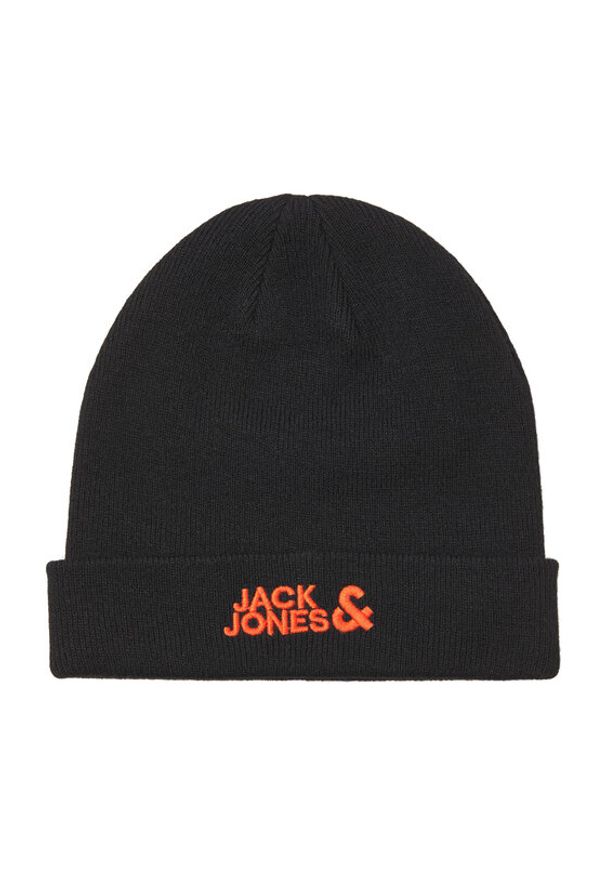 Jack & Jones - Jack&Jones Czapka 12092815 Czarny. Kolor: czarny. Materiał: syntetyk