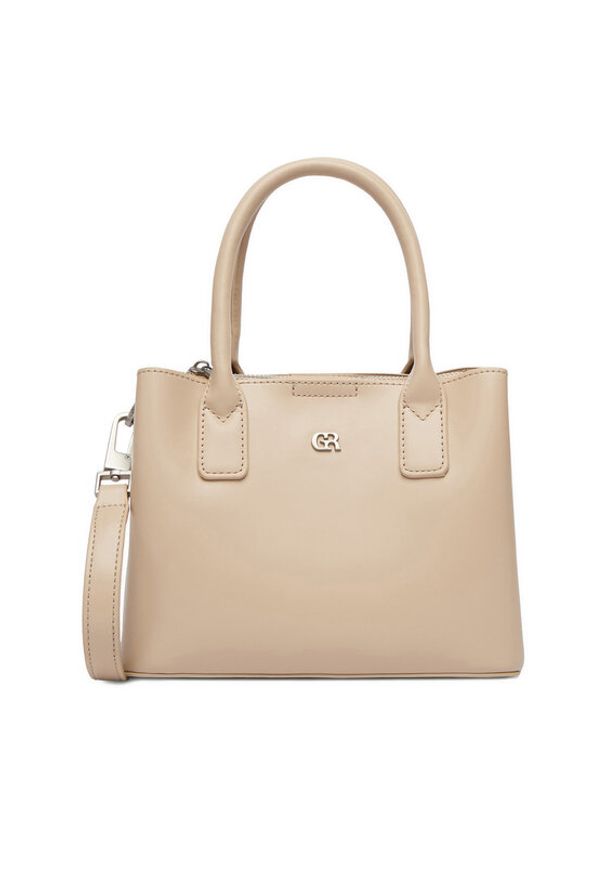 Gino Rossi - GINO ROSSI Torebka C-KY186 Beżowy. Kolor: beżowy