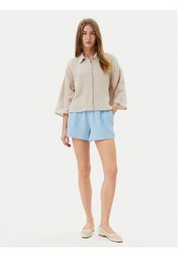 Vero Moda Szorty materiałowe Natali 10279687 Niebieski Baggy Fit. Kolor: niebieski. Materiał: bawełna #8