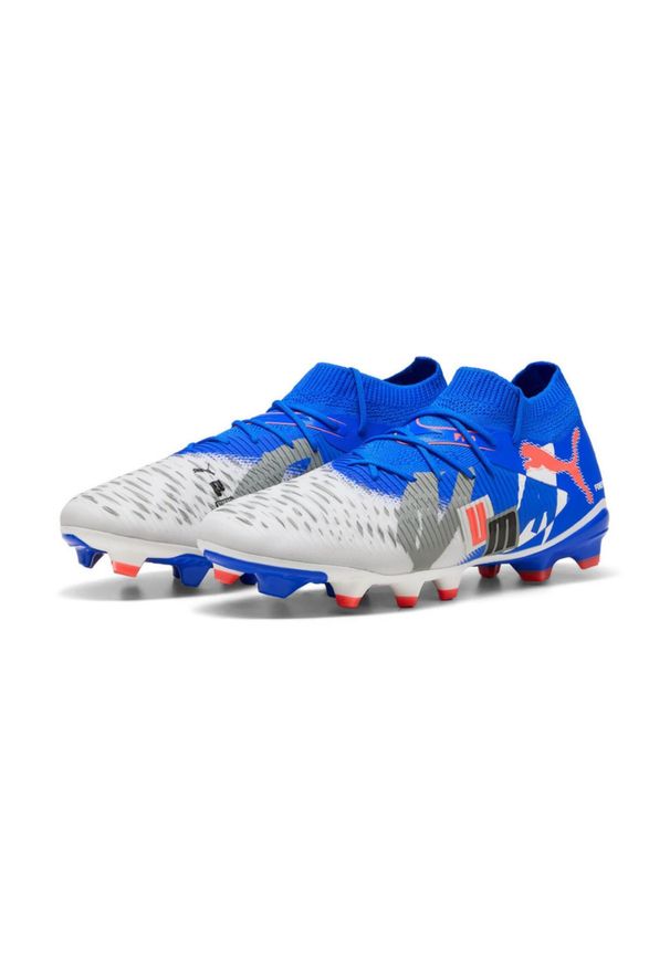 Buty Piłkarskie Puma Future 8 Match Forever Fg/Ag Dorosłych. Kolor: biały. Sport: piłka nożna