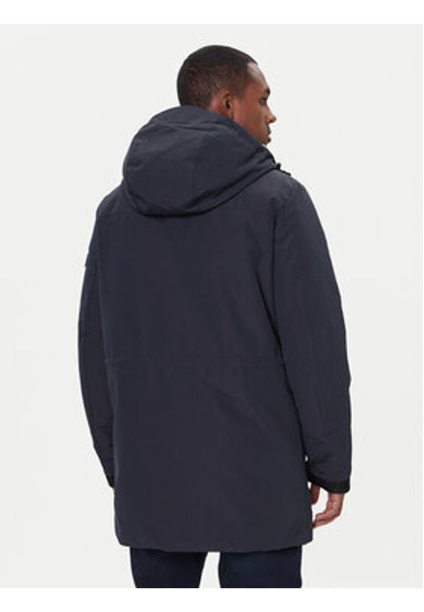 Geox Parka Velletri M5628F T3285 F1624 Granatowy Regular Fit. Kolor: niebieski. Materiał: syntetyk