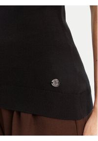 U.S. Polo Assn. Golf WUP1370 Czarny Slim Fit. Typ kołnierza: golf, polo. Kolor: czarny. Materiał: wiskoza #3