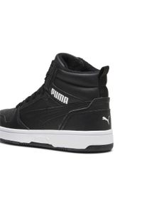 Puma - Młodzieżowe sneakersy PUMA Rebound V6 WTR PUMA Black White. Kolor: czarny, biały, wielokolorowy. Materiał: syntetyk, tkanina, materiał. Sport: turystyka piesza