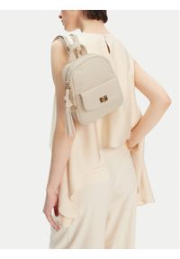 DeeZee Plecak H240214 Beżowy. Kolor: beżowy. Materiał: skóra #1