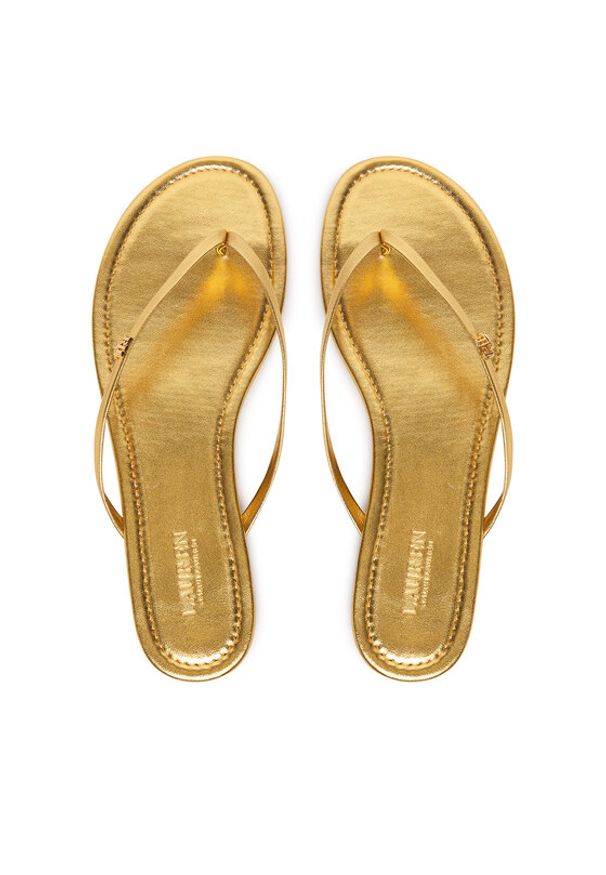 Lauren Ralph Lauren - LAUREN RALPH LAUREN Japonki 802959563001 Złoty. Kolor: złoty. Materiał: syntetyk