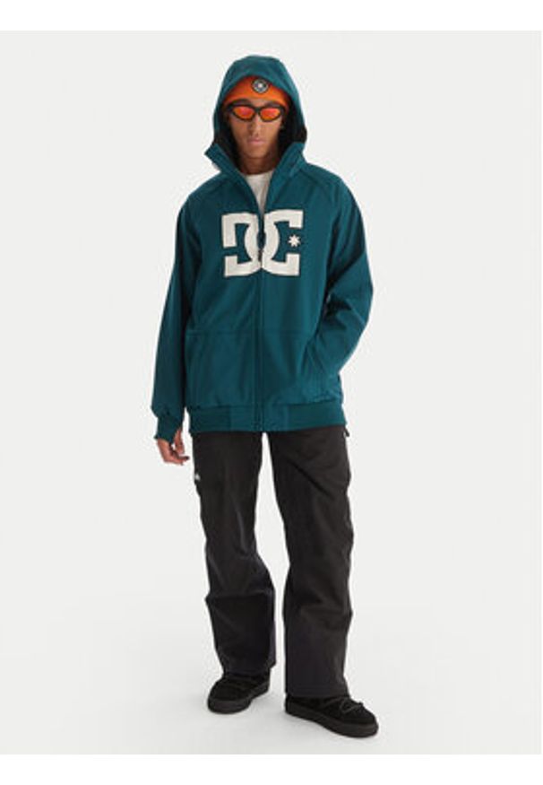 DC Shoes Kurtka przejściowa ADYTJ03083 BTG0 Zielony Regular Fit. Kolor: zielony. Materiał: syntetyk