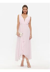 Rinascimento Sukienka wieczorowa CFC0117773003 Różowy Regular Fit. Kolor: różowy. Materiał: syntetyk. Styl: wizytowy #2