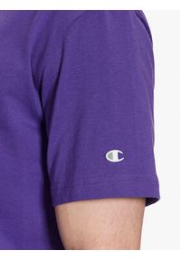 Champion T-Shirt 218928 Fioletowy Regular Fit. Kolor: fioletowy. Materiał: bawełna #3