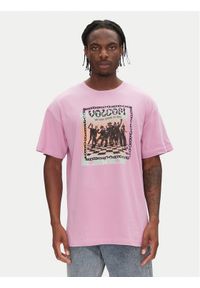 Volcom T-Shirt Filip Rygalski A4312506 Różowy Loose Fit. Kolor: różowy. Materiał: bawełna