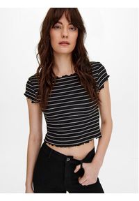 only - ONLY T-Shirt Anits 15253651 Czarny Regular Fit. Kolor: czarny. Materiał: bawełna #7
