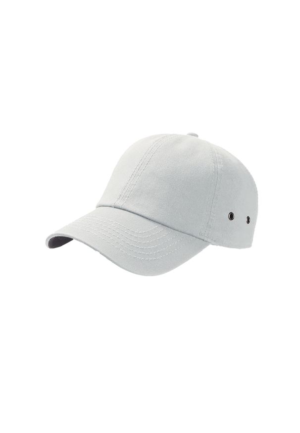 ATLANTIS - Czapka Baseballowa Chino Action 6 Panel. Kolor: biały
