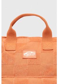 Vans plecak damski kolor pomarańczowy mały gładki. Kolor: pomarańczowy. Wzór: gładki #4
