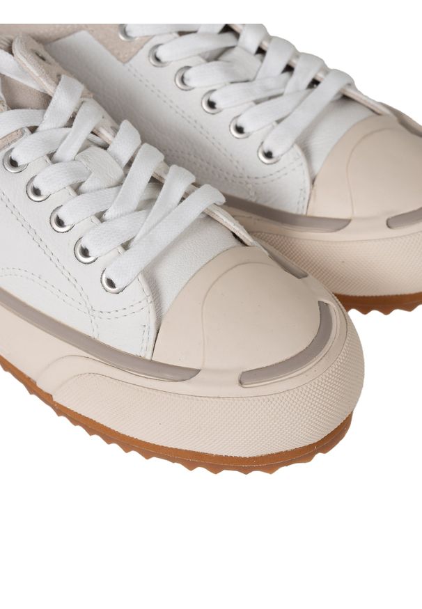Diesel Trampki "S-Principia Low X" | Y02967 PR013 | Mężczyzna | Biały. Okazja: na co dzień. Kolor: biały. Materiał: skóra. Styl: elegancki, casual