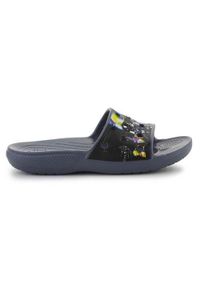 Klapki unisex Crocs Classic Slide. Kolor: czarny. Materiał: syntetyk, materiał