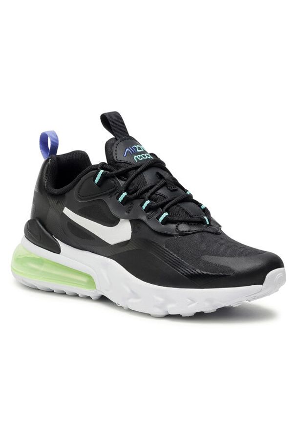 Nike Sneakersy Air Max 270 React (GS) CZ4212 001 Czarny. Kolor: czarny. Materiał: materiał. Model: Nike Air Max