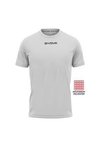 Koszulka Sportowa Givova Microforata 4XL - Oddychająca i Lekka. Kolor: szary. Materiał: poliester. Sport: piłka nożna