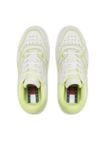 Tommy Jeans Sneakersy Decon Basket Low Cut EN0EN02084 Biały. Kolor: biały. Materiał: zamsz, skóra