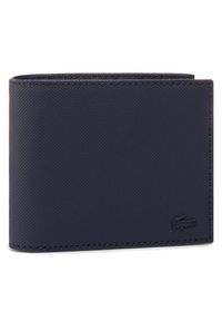 Duży Portfel Męski Lacoste. Kolor: niebieski #1