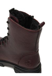 Rieker Trzewiki CEO-Z9116-35 Bordowy. Kolor: czerwony. Materiał: skóra #7
