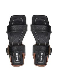 Pollini Klapki SA28251C0ITD0000 Czarny. Kolor: czarny. Materiał: skóra #6