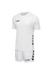 Strój piłkarski dla dzieci Hummel Promo Kids Set. Kolor: czarny, wielokolorowy, biały. Sport: piłka nożna #1