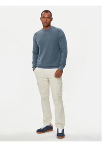 Pepe Jeans Sweter Craig PM702441 Niebieski Regular Fit. Kolor: niebieski. Materiał: bawełna