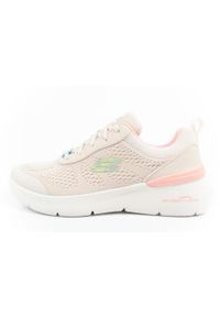 skechers - Buty sportowe sneakersy damskie Skechers Air Dynamight 2.0 beżowe. Kolor: beżowy. Sport: fitness