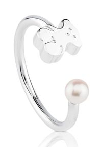 Tous pierścionek srebrny. Materiał: srebrne. Kolor: srebrny. Wzór: aplikacja #1