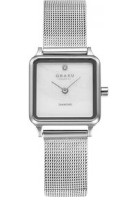 Zegarek OBAKU Zegarek damski Obaku Denmark V301LXCWMC srebrny. Kolor: srebrny #1